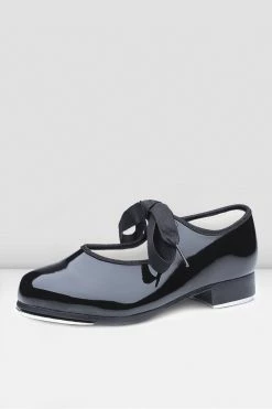 New 🧨 BLOCHSTORE-US Ladies Dance Now Student Tap 👟 Shoes Black Patent 🛒