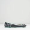 Deals 🔔 BLOCHSTORE-US Ladies Lyra Ballet Flats Black Mint Leather 😉