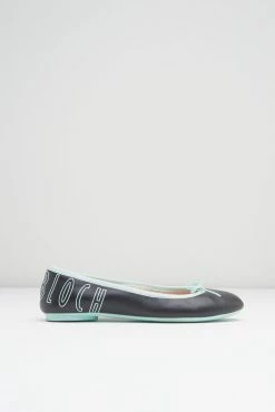 Deals 🔔 BLOCHSTORE-US Ladies Lyra Ballet Flats Black Mint Leather 😉