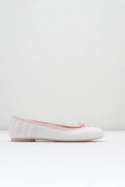 Best reviews of ✔️ BLOCHSTORE-US Ladies Lyra Ballet Flats White Pink Leather ❤️