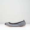 Coupon 🔔 BLOCHSTORE-US Ladies Rigel Ballet Flats Ash Black Leather 😀
