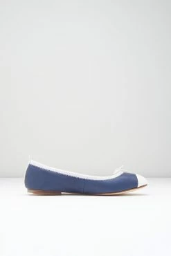 Promo 🤩 BLOCHSTORE-US Ladies Rigel Ballet Flats Navy White Leather ❤️ -adults dance shoes store BL2031 NVW 0796 e1a5fe09 5efc 4b64 9835 9b0125b15b59 scaled