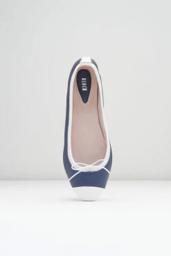 Promo 🤩 BLOCHSTORE-US Ladies Rigel Ballet Flats Navy White Leather ❤️ -adults dance shoes store BL2031 NVW 0797 4bd72bb7 fa32 405d 95a4 5eb5cc27cbc8 scaled