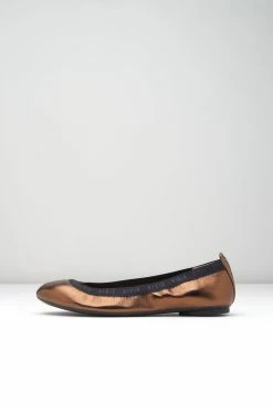 Outlet 😍 BLOCHSTORE-US Ladies Carina Ballet Flats Light Bronze Leather ✨