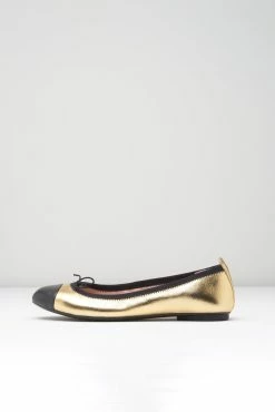 Discount 🔥 BLOCHSTORE-US Ladies Chara Ballet Flats Oro Leather ⭐