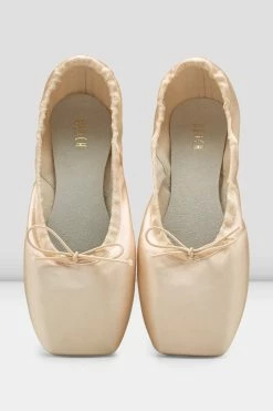Best Pirce ⭐ BLOCHSTORE-US Balance European Strong Pointe 👟 Shoes Pink Satin 😍 -adults dance shoes store ES0160S PNK 04