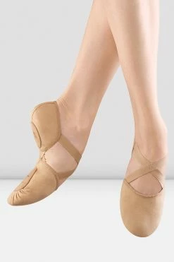 Best reviews of 🤩 BLOCHSTORE-US Ladies Elastosplit Canvas Ballet 👟 Shoes Light Sand Canvas ✔️