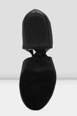 Promo ⭐ BLOCHSTORE-US Ladies Elastosplit Grecian Teaching 👟 Shoes Black Leather 🌟 -adults dance shoes store ES0410L BLK 06