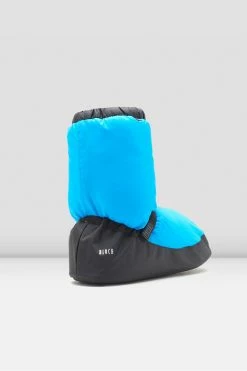 Best deal 💯 BLOCHSTORE-US Adult Warm Up Booties Fluorescent Blue Nylon 🧨 -adults dance shoes store IM009 BUF 05