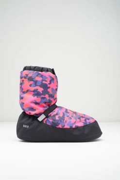Promo 😀 BLOCHSTORE-US Adult Camo Print Warm Up Booties Pink Camo Print 🌟 -adults dance shoes store IM029 0067 scaled