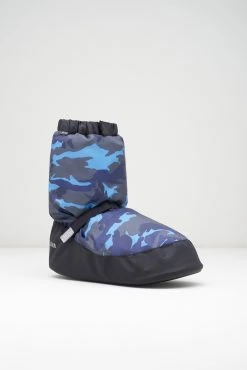 Best Pirce 😍 BLOCHSTORE-US Adult Camo Print Warm Up Booties Blue Camo Print 🎉 -adults dance shoes store IM029 0104 scaled