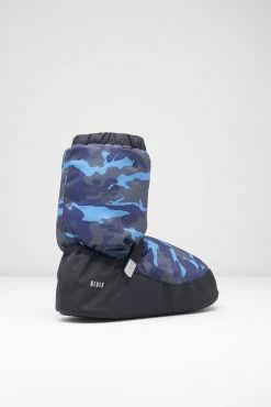 Best Pirce 😍 BLOCHSTORE-US Adult Camo Print Warm Up Booties Blue Camo Print 🎉 -adults dance shoes store IM029 0109 scaled