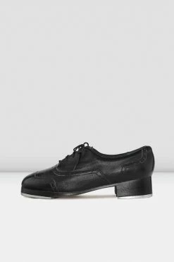 Coupon ⭐ BLOCHSTORE-US Mens Jason Samuels Smith Tap 👞 Shoes Black Leather 🤩