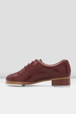 New ❤️ BLOCHSTORE-US Ladies Jason Samuels Smith Patent Tap 👟 Shoes Burgundy Patent 🌟