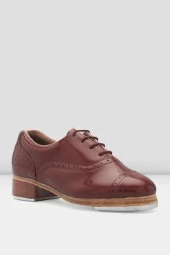 New ❤️ BLOCHSTORE-US Ladies Jason Samuels Smith Patent Tap 👟 Shoes Burgundy Patent 🌟 -adults dance shoes store JSS PATENT BUR 30