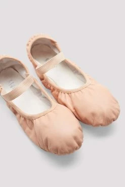 Promo 🤩 BLOCHSTORE-US Ladies Giselle Leather Ballet 👟 Shoes Pink Leather 🎁 -adults dance shoes store QIkXMIEA