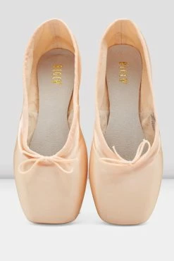 Best deal ⭐ BLOCHSTORE-US Hannah Long Length Pointe 👟 Shoes Pink Satin 🔥 -adults dance shoes store S0109L PNK 04