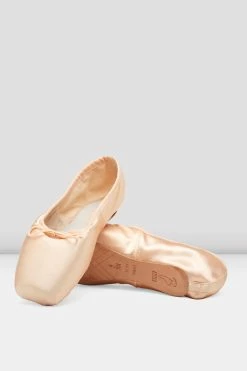 Best deal ⭐ BLOCHSTORE-US Hannah Long Length Pointe 👟 Shoes Pink Satin 🔥 -adults dance shoes store S0109L PNK 05
