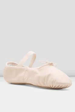 New ✔️ BLOCHSTORE-US Ladies Dansoft Leather Ballet 👟 Shoes Pink Leather 🤩 -adults dance shoes store S0205L PNK 03