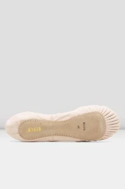 New ✔️ BLOCHSTORE-US Ladies Dansoft Leather Ballet 👟 Shoes Pink Leather 🤩 -adults dance shoes store S0205L PNK 05