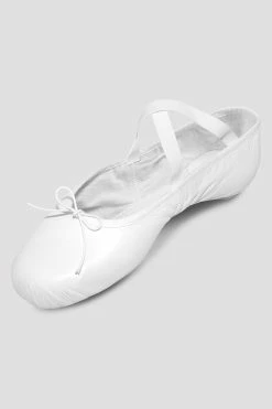 New 😍 BLOCHSTORE-US Mens Precision Leather Ballet 👞 Shoes White Leather 🔔