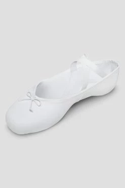 Outlet 🎉 BLOCHSTORE-US Mens Perfectus Canvas Ballet 👞 Shoes White Canvas ✨