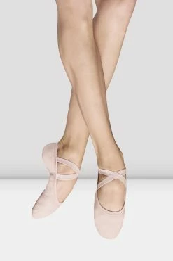 Buy 👍 BLOCHSTORE-US Ladies Performa Stretch Canvas Ballet 👟 Shoes Theatrical Pink Canvas 👍