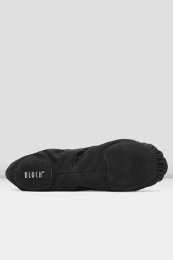 Flash Sale 🧨 BLOCHSTORE-US Mens Performa Stretch Canvas Ballet 👞 Shoes Black Canvas 🔔 -adults dance shoes store S0284M BLK 05