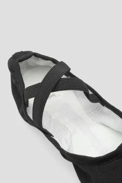 Flash Sale 🧨 BLOCHSTORE-US Mens Performa Stretch Canvas Ballet 👞 Shoes Black Canvas 🔔 -adults dance shoes store S0284M BLK 09