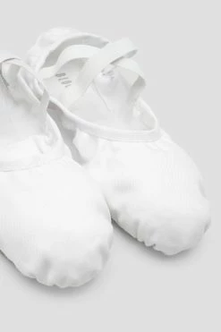 Budget 🧨 BLOCHSTORE-US Mens Performa Stretch Canvas Ballet 👞 Shoes White Canvas ⭐ -adults dance shoes store S0284M WHT 08