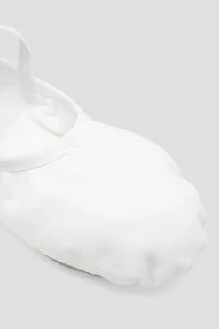 Budget 🧨 BLOCHSTORE-US Mens Performa Stretch Canvas Ballet 👞 Shoes White Canvas ⭐ -adults dance shoes store S0284M WHT 10