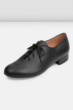 Outlet ๐ BLOCHSTORE-US Mens Jazz Oxford Character ๐ Shoes With Leather Sole Black Leather โจ