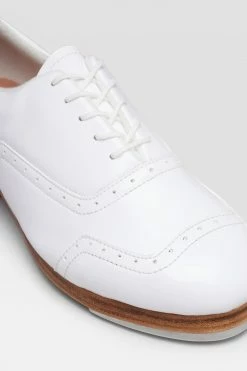 Best reviews of 🧨 BLOCHSTORE-US Mens Jason Samuels Smith Patent Tap 👞 Shoes White Patent 😉 -adults dance shoes store S0313MP WHT 10