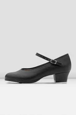 Budget 😍 BLOCHSTORE-US Ladies Showtapper Leather Tap 👟 Shoes Black Leather 🎉