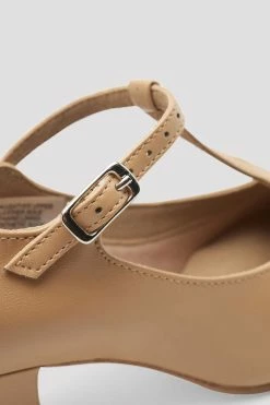 Promo 🎁 BLOCHSTORE-US Ladies Roxie Character 👟 Shoes Tan Synthetic Leather 🥰 -adults dance shoes store S0375L TAN 08