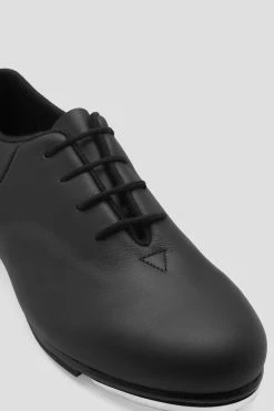 Deals 🧨 BLOCHSTORE-US Ladies Audeo Jazz Tap Leather Tap 👟 Shoes Black Leather 🎉 -adults dance shoes store S0381L BLK 09