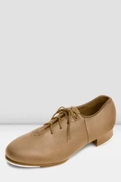 Flash Sale 😉 BLOCHSTORE-US Ladies Tap-Flex Leather Tap 👟 Shoes Tan Leather 👏