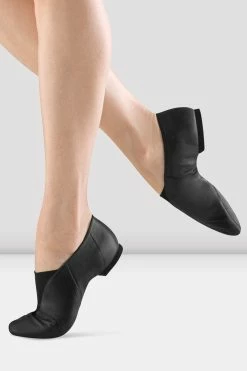 Coupon 🔔 BLOCHSTORE-US Mens Super Jazz Slip On Jazz 👞 Shoes Black Leather 😉