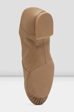 Best reviews of 👍 BLOCHSTORE-US Ladies Jazzsoft Leather Jazz 👟 Shoes Tan Leather 👏 -adults dance shoes store S0405L TAN 05