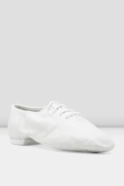 Deals 🎁 BLOCHSTORE-US Ladies Jazzsoft Leather Jazz 👟 Shoes White Leather 😍 -adults dance shoes store S0405L WHT 03