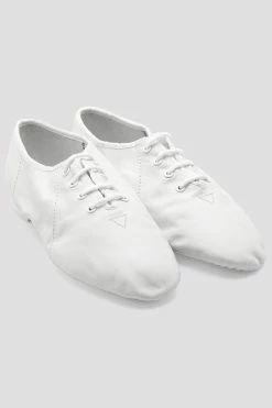Deals 🎁 BLOCHSTORE-US Ladies Jazzsoft Leather Jazz 👟 Shoes White Leather 😍 -adults dance shoes store S0405L WHT 07