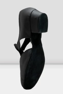 Best Sale 🔔 BLOCHSTORE-US Ladies Grecian 🩴 Sandal Teaching 👟 Shoes Black Leather ⌛ -adults dance shoes store S0407L BLK 05