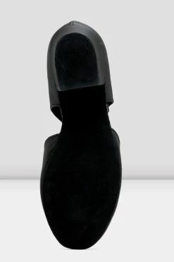 Best Sale 🔔 BLOCHSTORE-US Ladies Grecian 🩴 Sandal Teaching 👟 Shoes Black Leather ⌛ -adults dance shoes store S0407L BLK 06