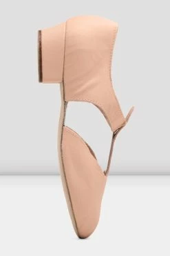 New 💯 BLOCHSTORE-US Ladies Grecian 🩴 Sandal Teaching 👟 Shoes Pink Leather ❤️ -adults dance shoes store S0407L PNK 04