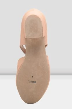 New 💯 BLOCHSTORE-US Ladies Grecian 🩴 Sandal Teaching 👟 Shoes Pink Leather ❤️ -adults dance shoes store S0407L PNK 06