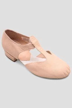 New 💯 BLOCHSTORE-US Ladies Grecian 🩴 Sandal Teaching 👟 Shoes Pink Leather ❤️ -adults dance shoes store S0407L PNK 08