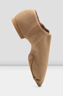 Best Pirce 🤩 BLOCHSTORE-US Ladies Phantom Stretch Canvas Jazz 👟 Shoes Tan Canvas ⭐ -adults dance shoes store S0473L TAN 04