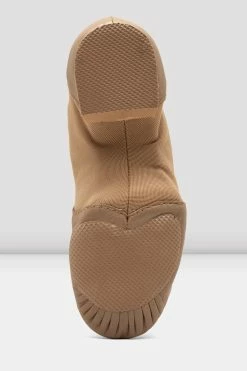 Discount 🤩 BLOCHSTORE-US Ladies Neo-Flex Slip On Leather Jazz 👟 Shoes Tan Leather 🎉 -adults dance shoes store S0495G TAN 06 963191b5 1f29 4087 828b a1f31eb662c7