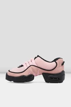 Cheap 😉 BLOCHSTORE-US Adult Boost Mesh Split Sole Dance 👟 Sneakers Pink Mesh Suede 🤩