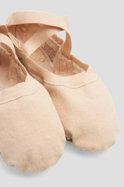 Deals ❤️ BLOCHSTORE-US Ladies Synchrony Stretch Canvas Ballet 👟 Shoes Pink Canvas ✨ -adults dance shoes store S0625L PNK 08